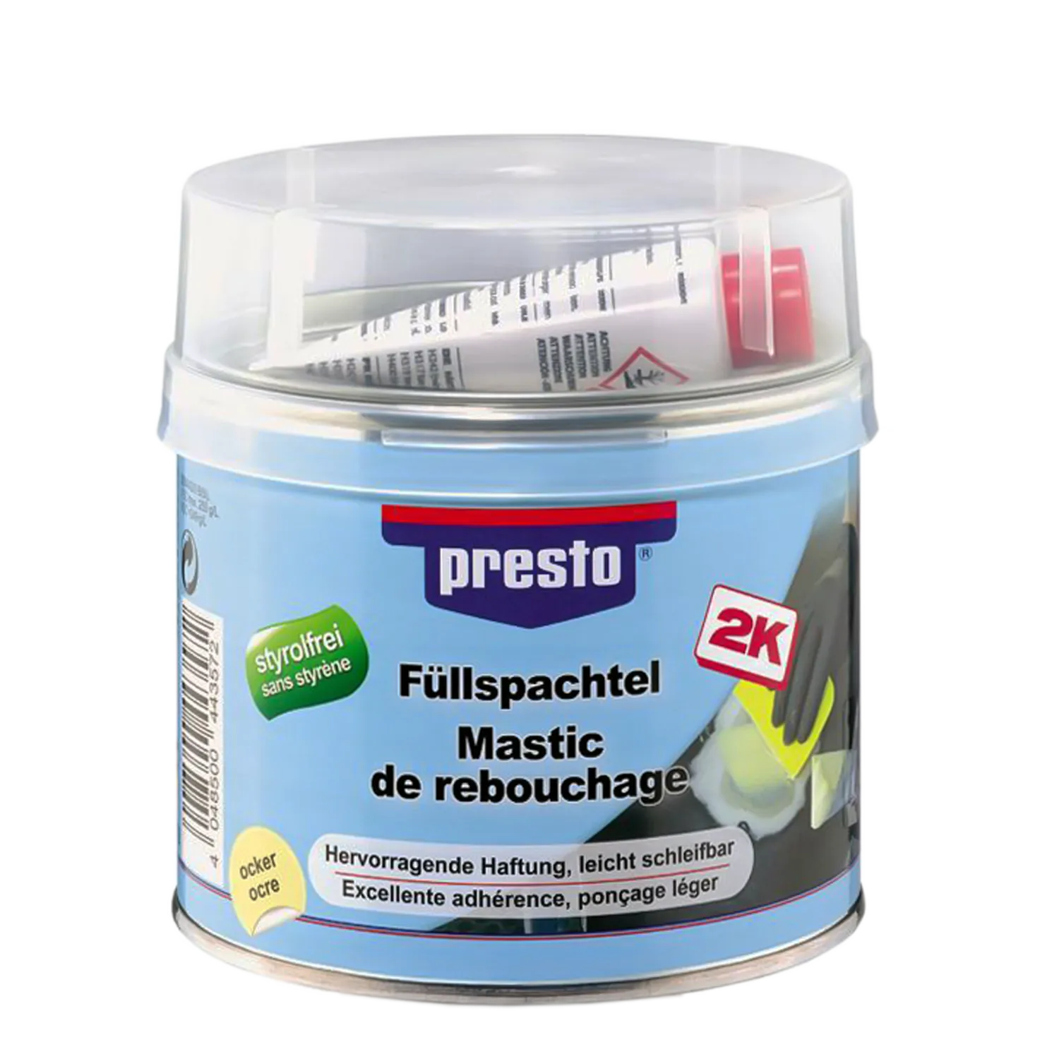 Presto 2K Füllspachtel Styrolfrei 250g