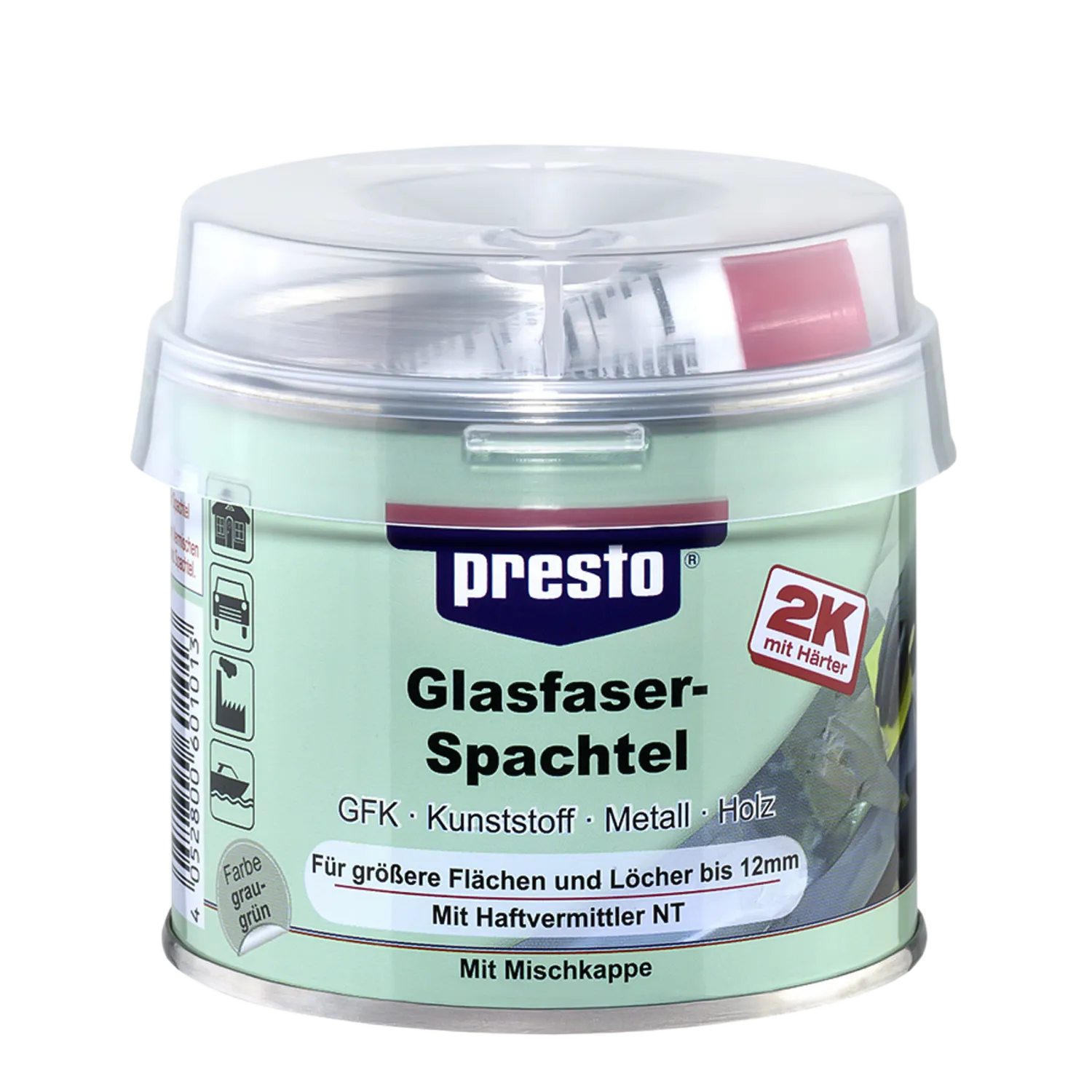 Presto 2K Glasfaserspachtel Styrolfrei 250g