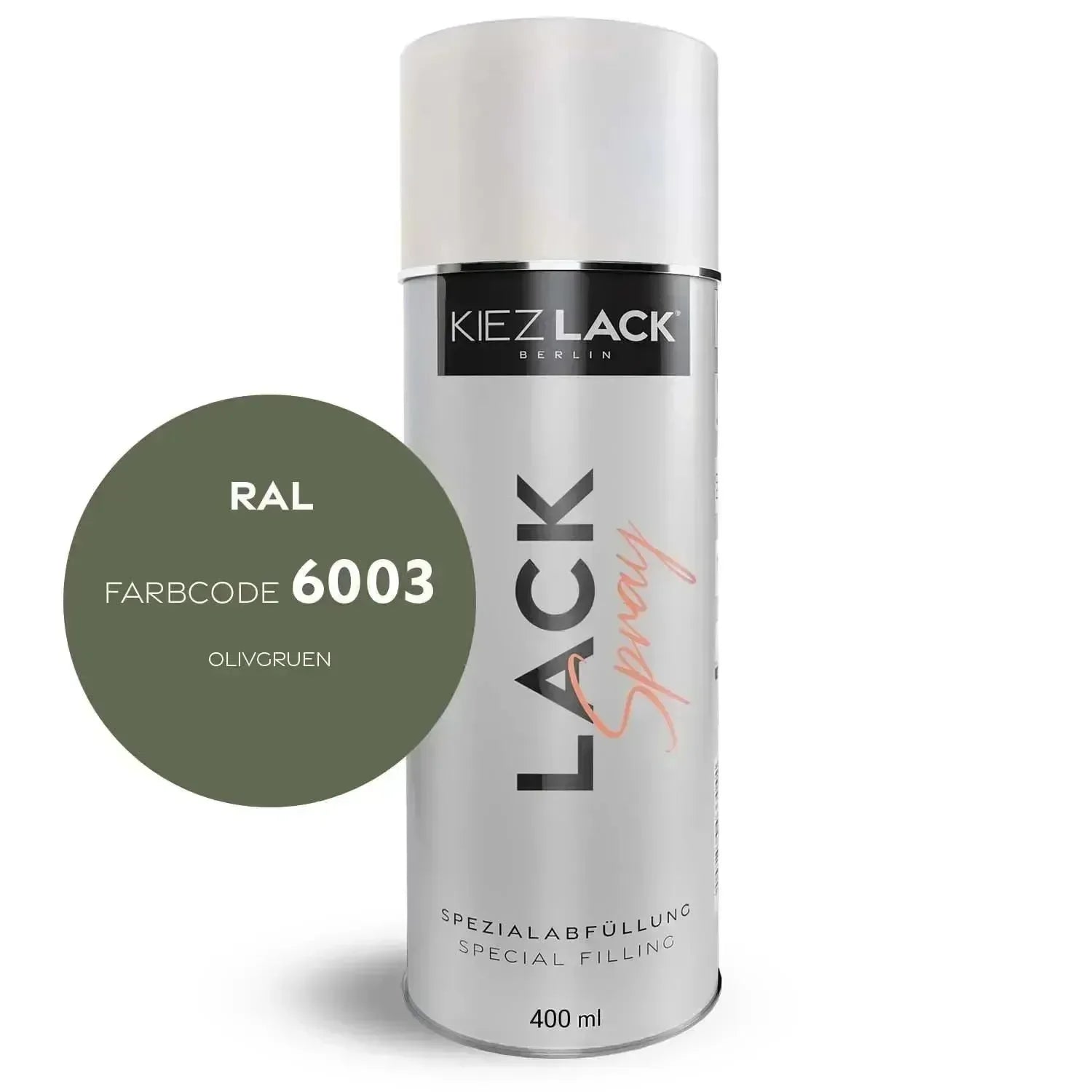 Kiezlack Lackspray Autolack Spraydose RAL 6003 OLIVGRUEN