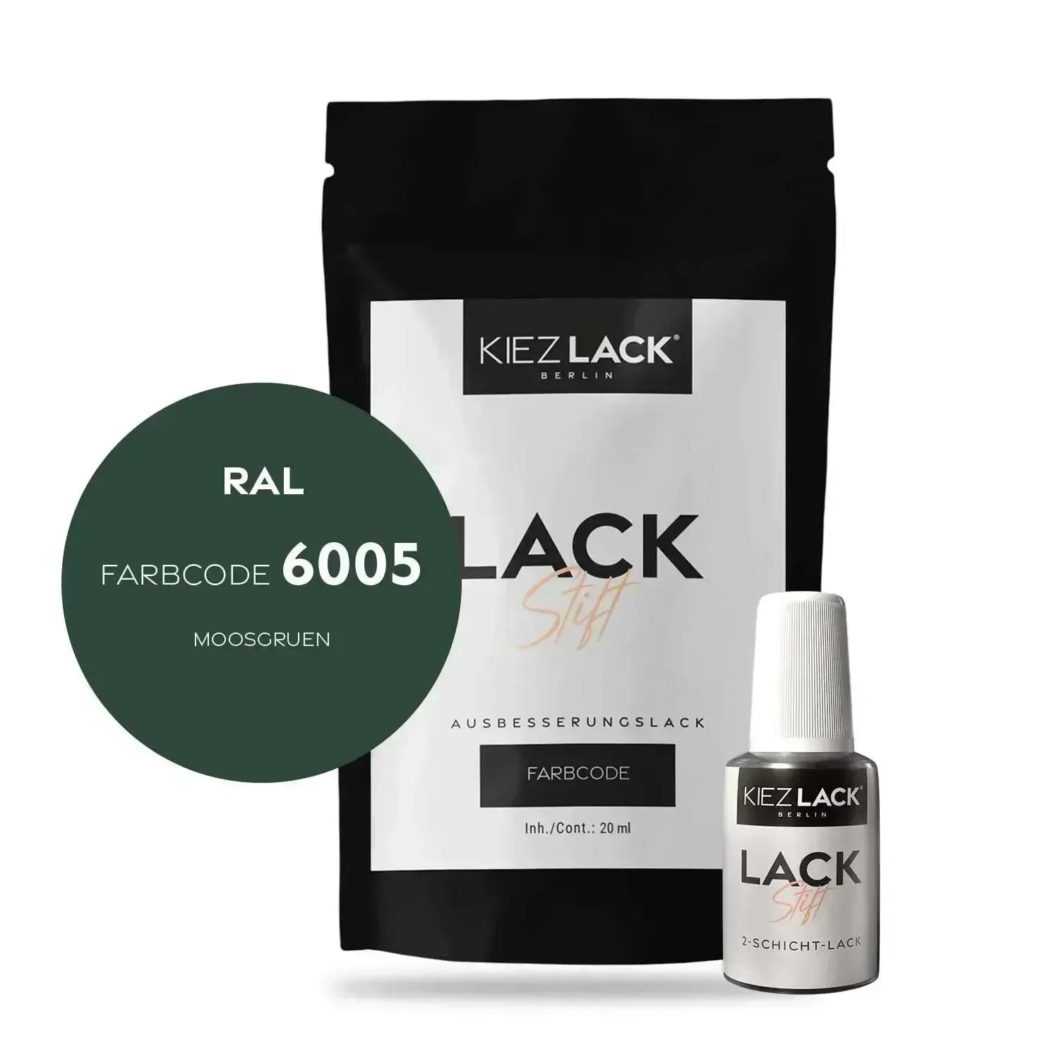 Kiezlack Lackstift Autolack Lackstift RAL 6005 MOOSGRUEN