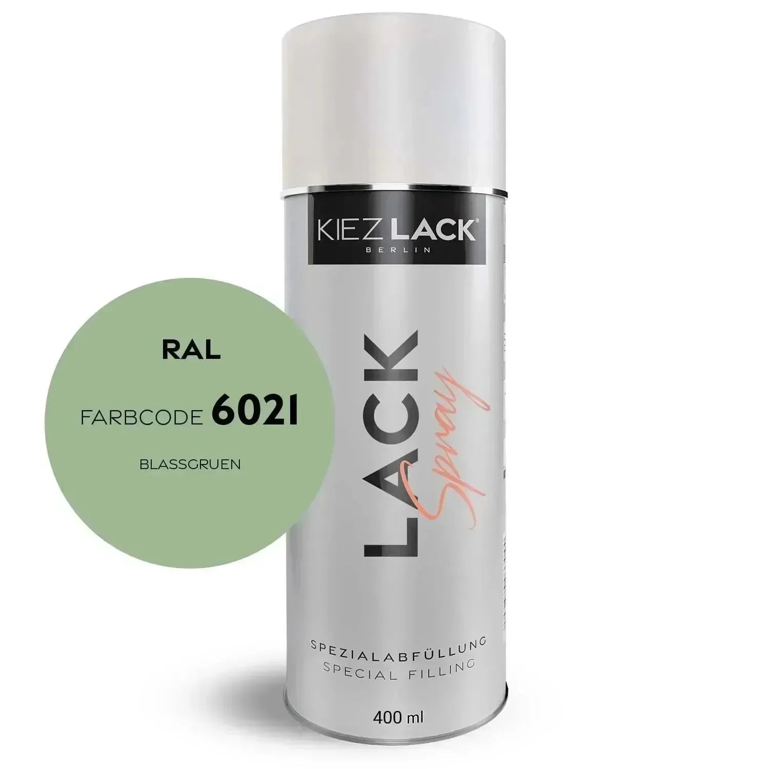 Kiezlack Lackspray Autolack Spraydose RAL 6021 BLASSGRUEN