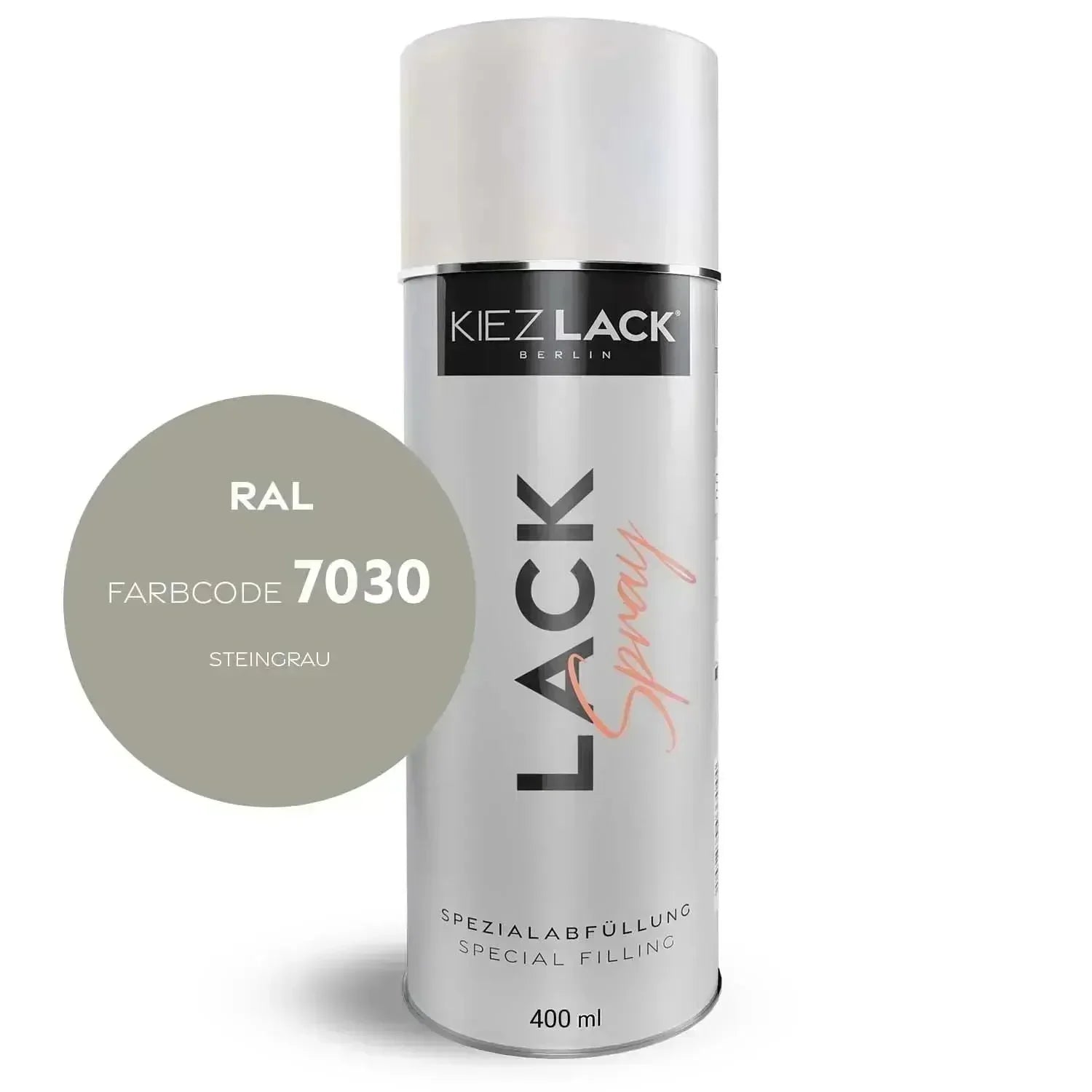 Kiezlack Lackspray Autolack Spraydose RAL 7030 STEINGRAU