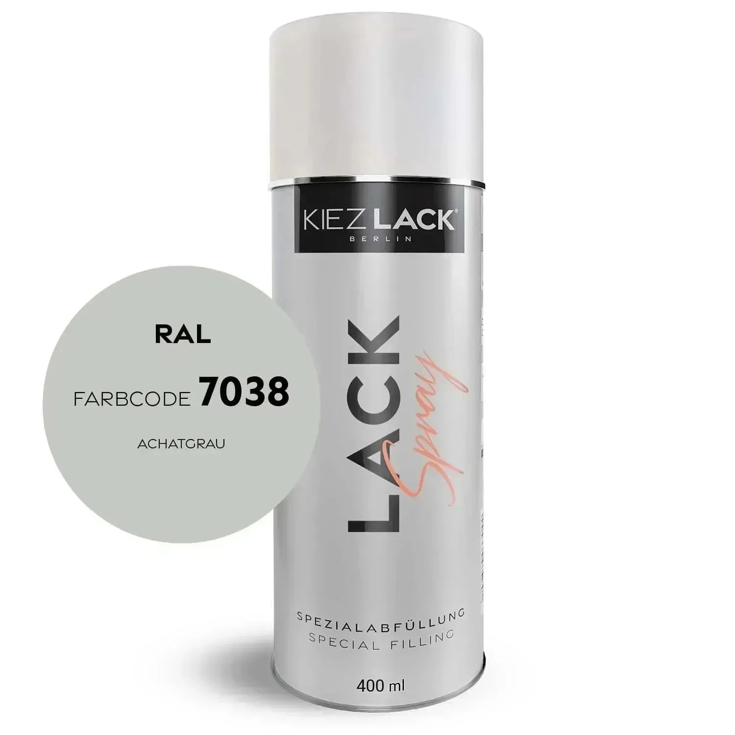 Kiezlack Lackspray Autolack Spraydose RAL 7038 ACHATGRAU