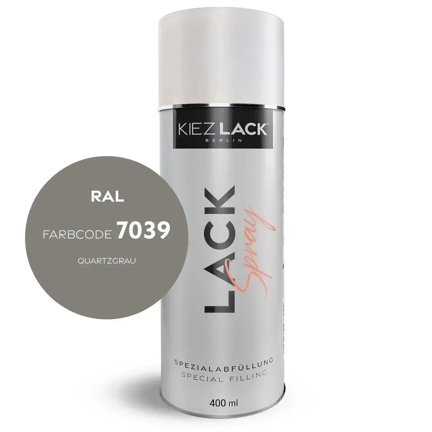 Kiezlack Lackspray Autolack Spraydose RAL 7039 QUARTZGRAU