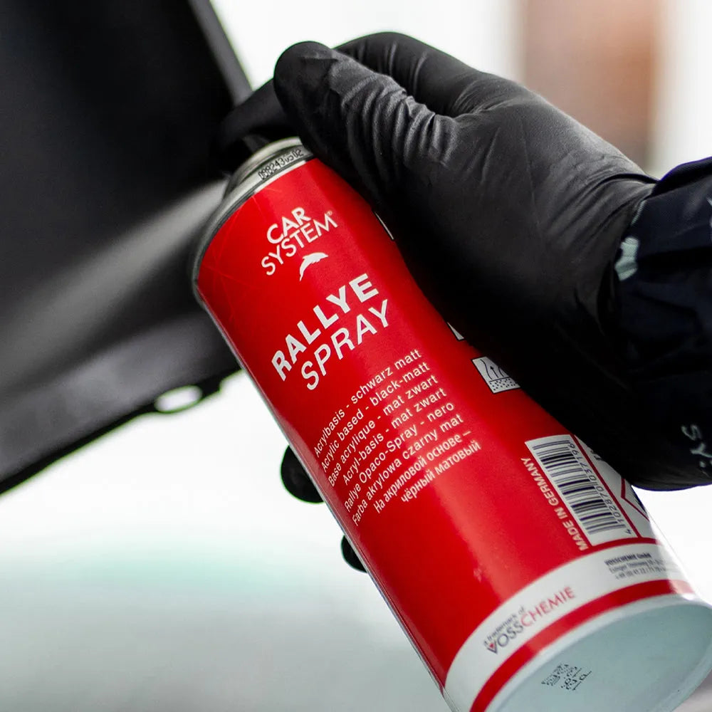 Carsystem Carsystem Lackspray RALLYE SPRAY Schwarz matt Spraydose 400 ml