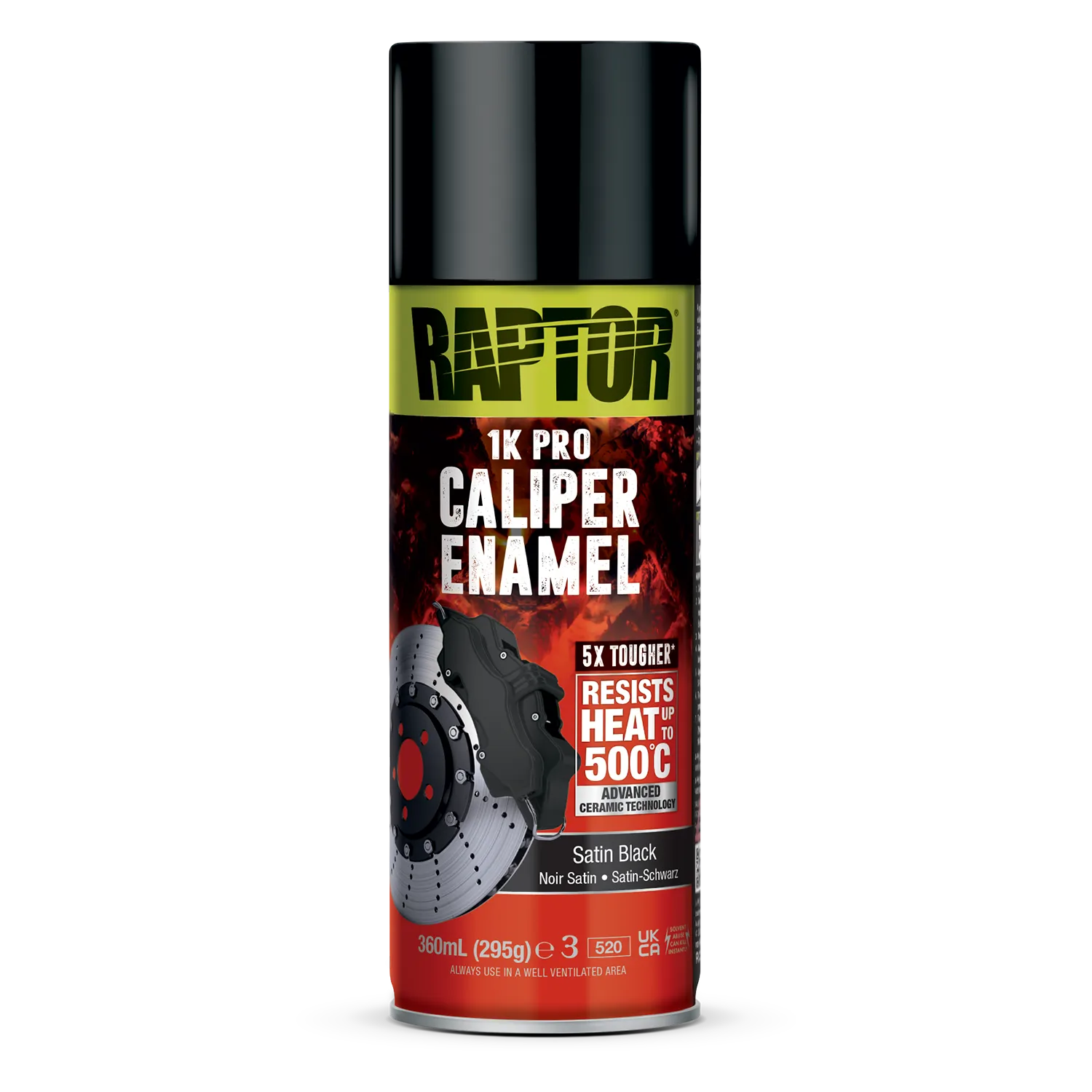 Raptor Schwarz Raptor Bremssattellack Sprühdose