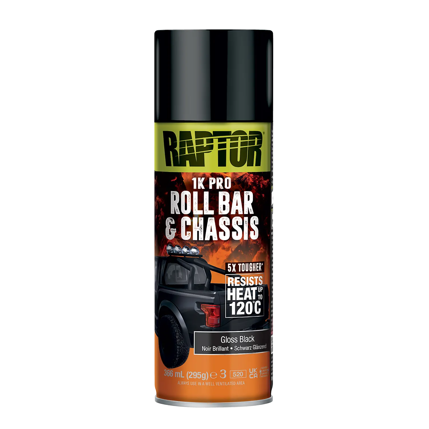 Raptor RAPTOR Roll Bar & Chassis Lack Ultimativer Schutz für Überrollbügel & Fahrgestell