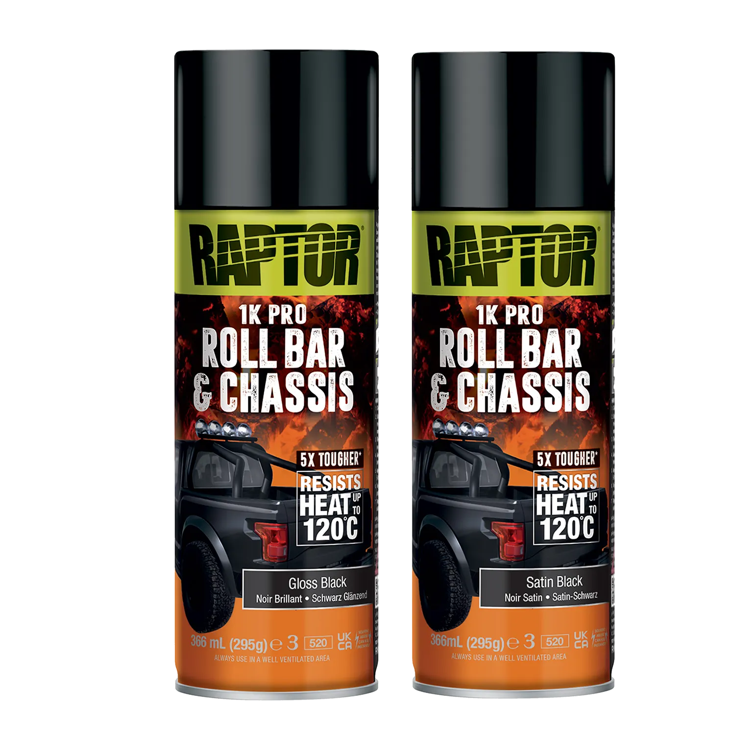 Raptor RAPTOR Roll Bar & Chassis Lack Ultimativer Schutz für Überrollbügel & Fahrgestell