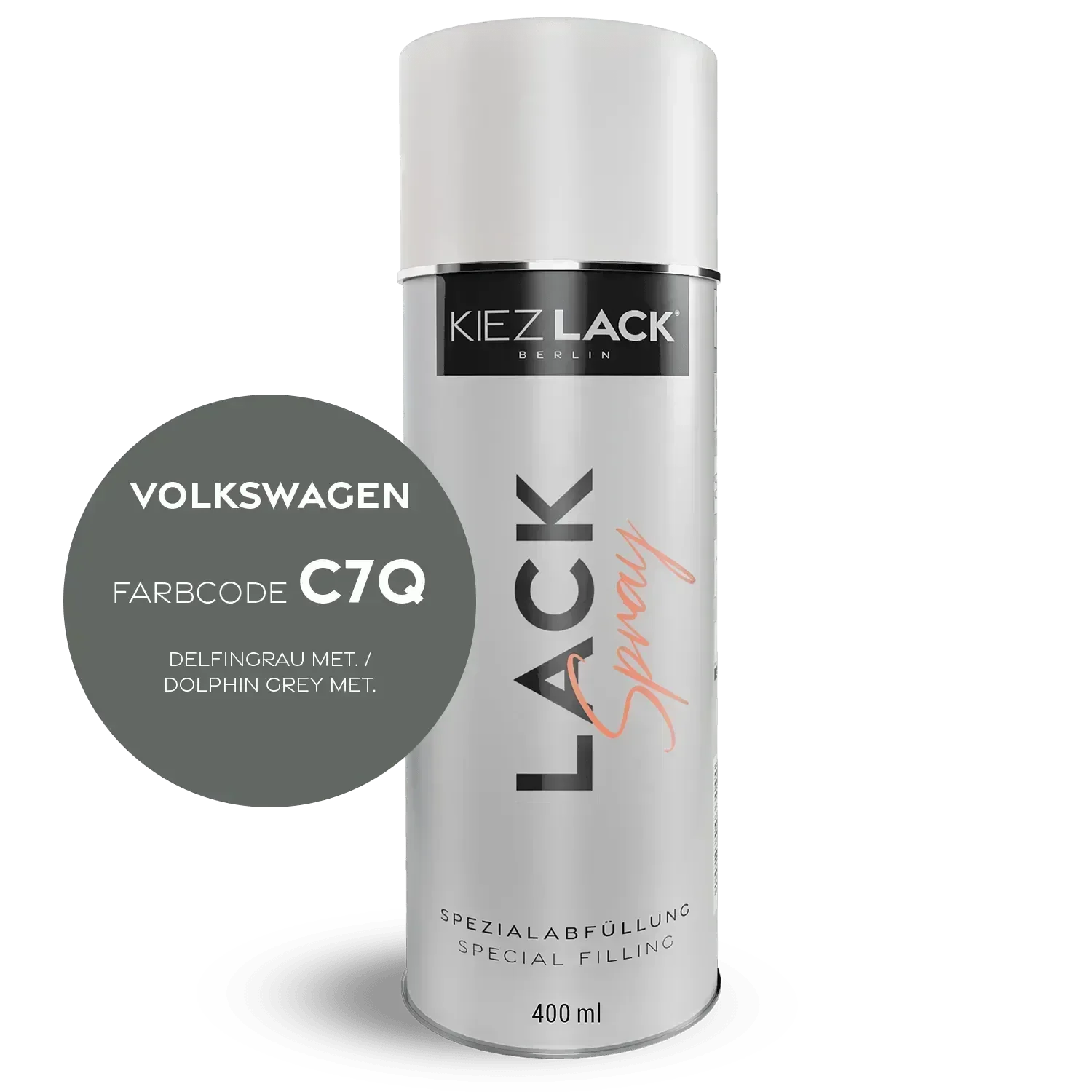 Kiezlack Lackspray Autolack Spraydose Volkswagen Lc7Q DELFINGRAU MET.