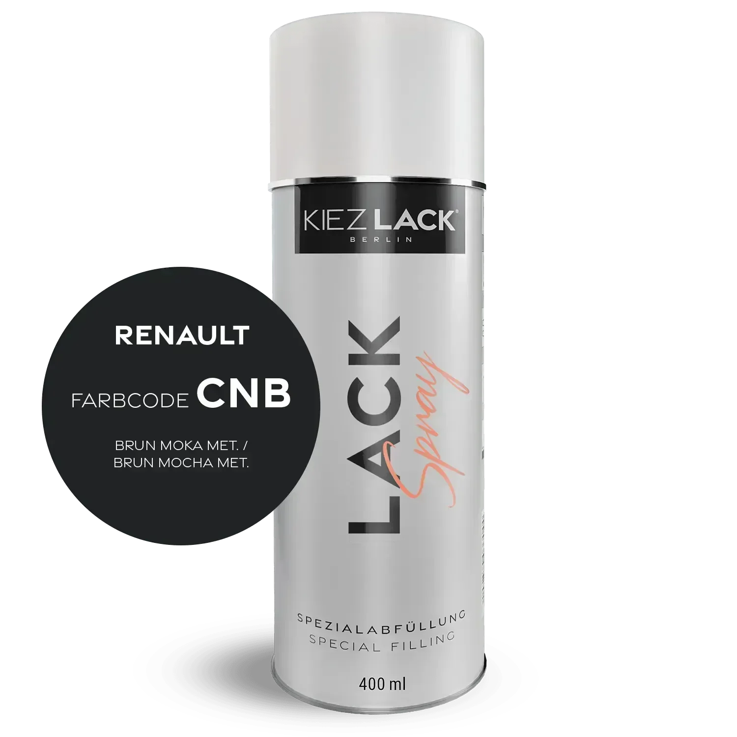 Kiezlack Autolack Spraydose Renault CNB BRUN MOKA MET.