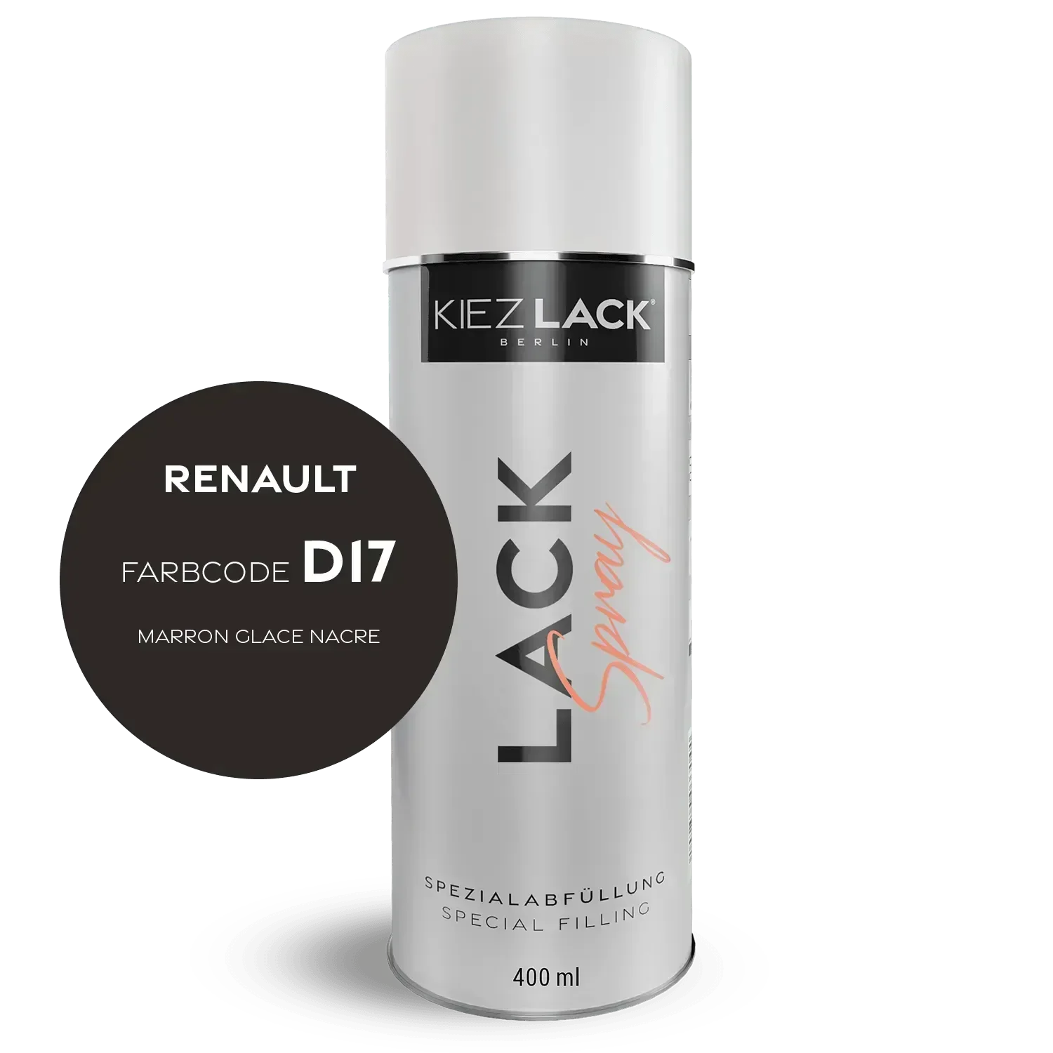 Kiezlack Autolack Spraydose Renault D17 MARRON GLACE NACRE