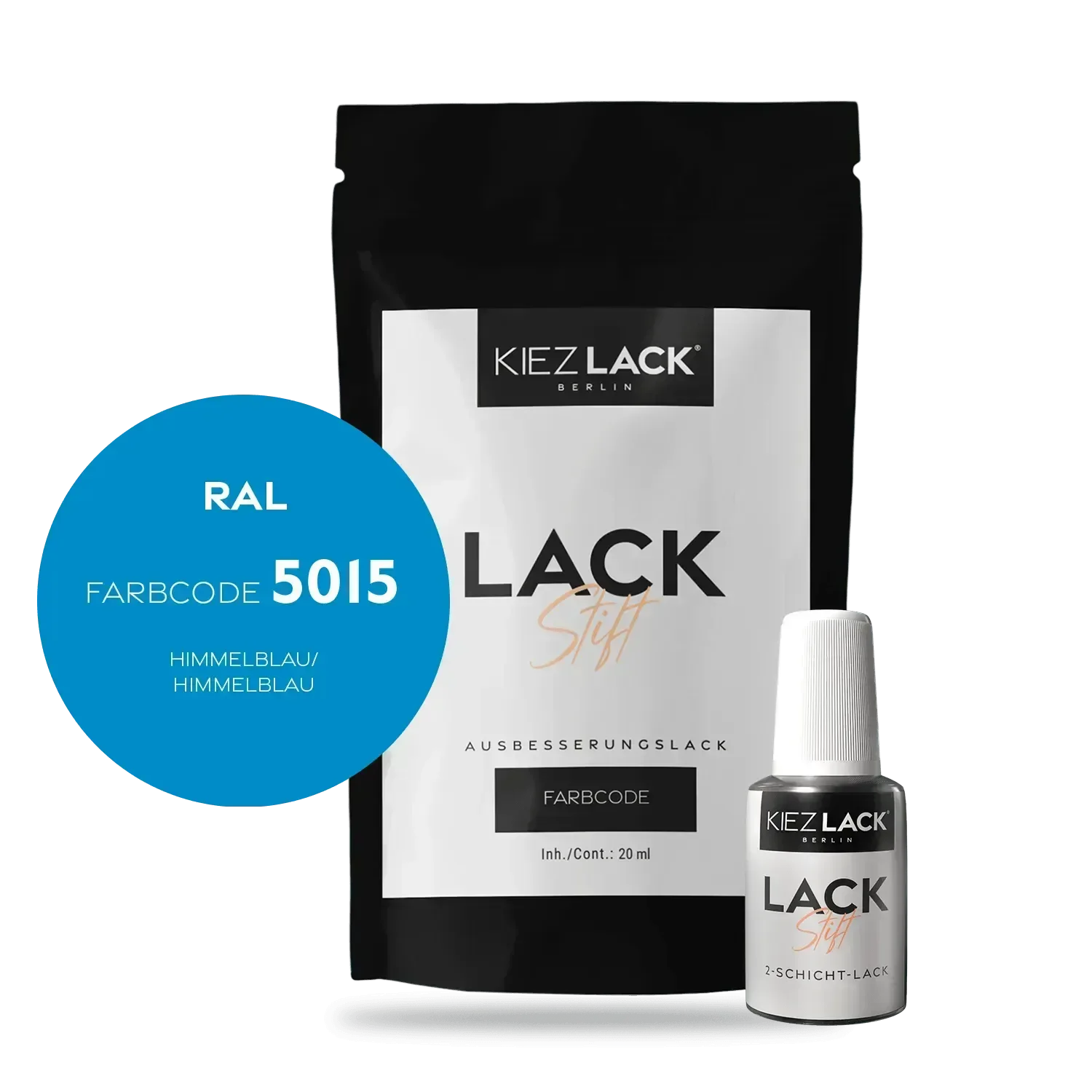 Kiezlack Lackstift Autolack Lackstift RAL 5015 HIMMELBLAU