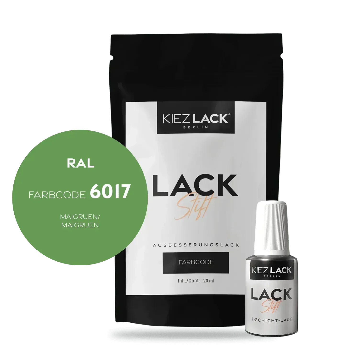 Kiezlack Lackstift Autolack Lackstift RAL 6017 MAIGRUEN
