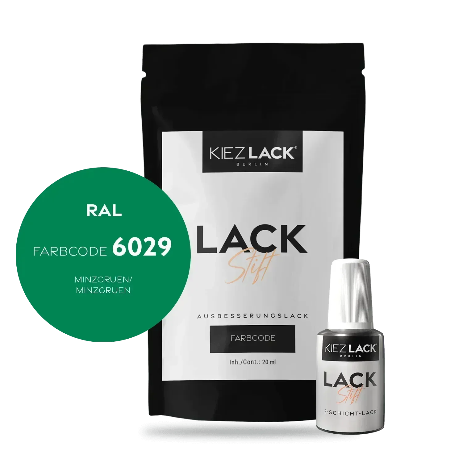 Kiezlack Lackstift Autolack Lackstift RAL 6029 MINZGRUEN