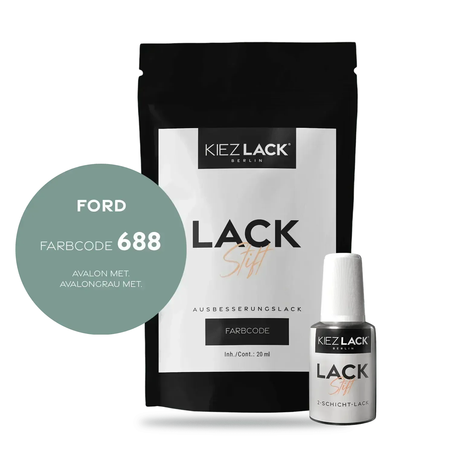 Kiezlack Lackstift Autolack Lackstift FORD 688 AVALON MET.
