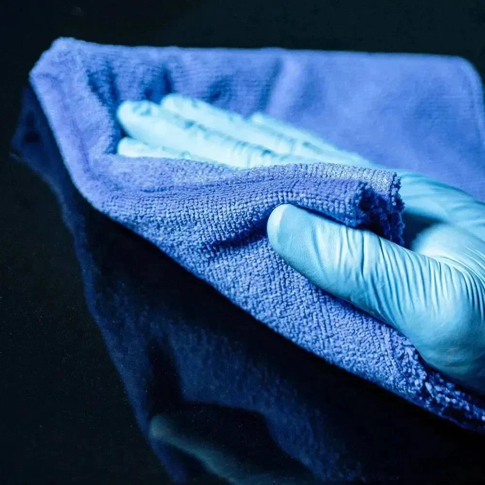 Carsystem Carsystem Mikrofasertuch 2 IN 1 blau 40x40 cm 3er Set