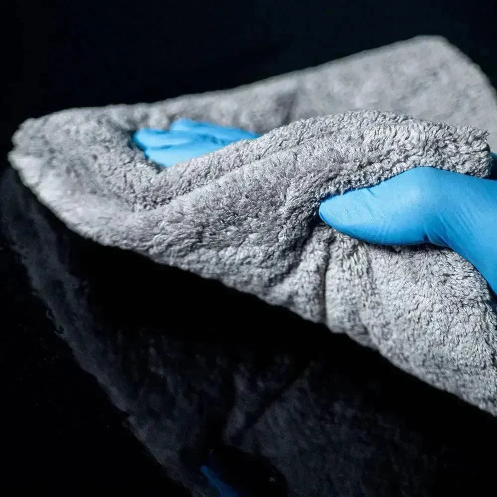 Carsystem Carsystem Mikrofasertuch FLUFFY grau flauschig 40x40 cm 2er Set