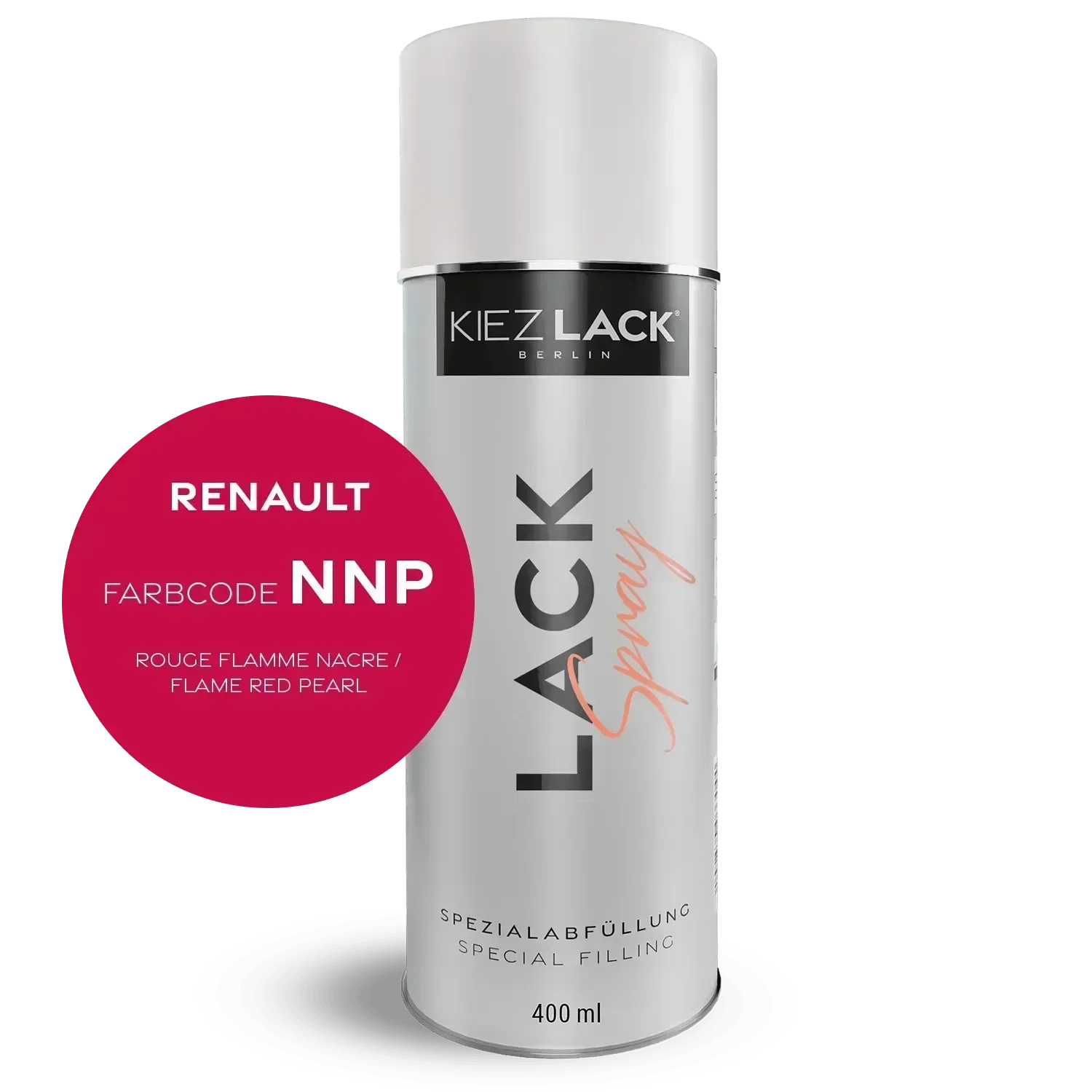Kiezlack Autolack Spraydose Renault NNP ROUGE FLAMME NACRE