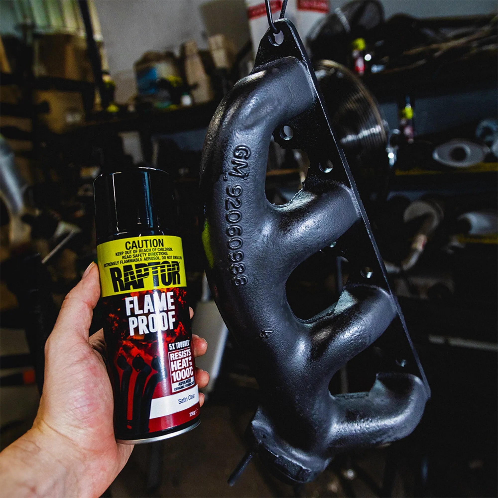 Raptor RAPTOR 1K Flame Proof Spraydose hitzefester Auspufflack bis 1000°C FARBWAHL
