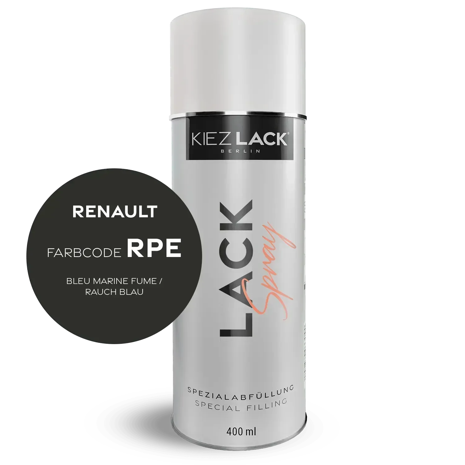 Kiezlack Autolack Spraydose Renault RPE BLEU MARINE FUME