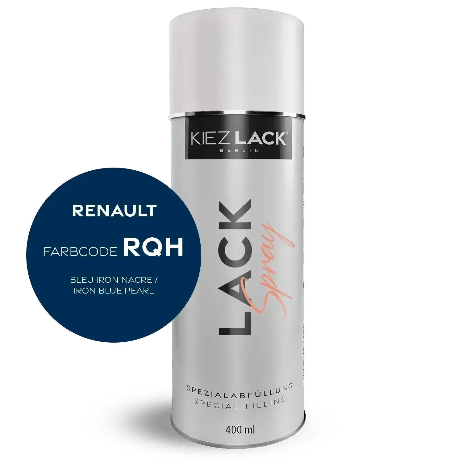 Kiezlack Autolack Spraydose Renault RQH BLEU IRON NACRE