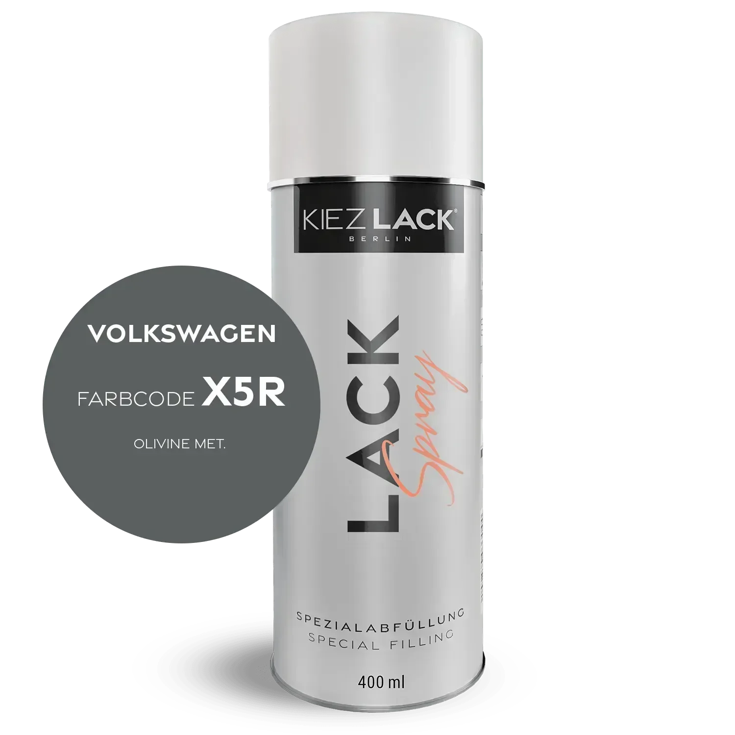 Kiezlack Lackspray Autolack Spraydose Volkswagen X5R MONDSCHEINBLAU MET.