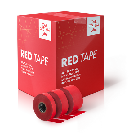 Kiezlack Klebeband RED TAPE flexibles Abdeckband