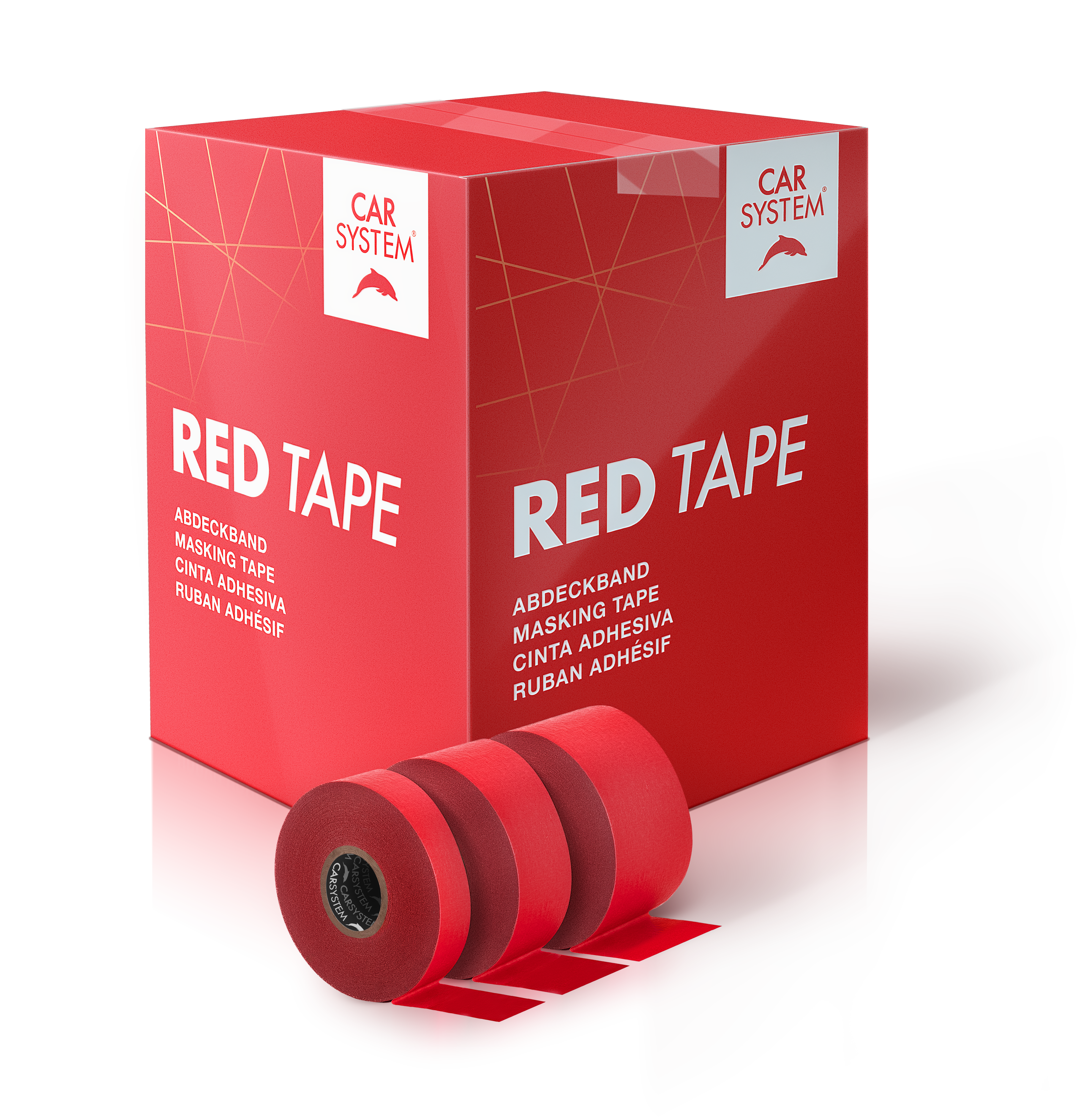 Kiezlack Klebeband RED TAPE flexibles Abdeckband