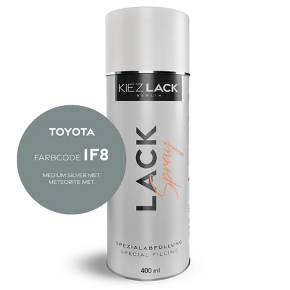 Autolack Spraydose Toyota 1F8 MEDIUM SILVER MET. - Kiezlack