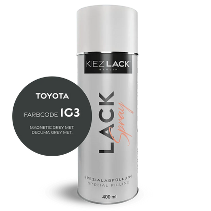 Autolack Spraydose Toyota 1G3 MAGNETIC GREY MET. - Kiezlack