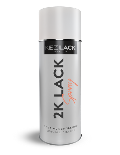 Kiezlack 2K Lackspray (mit Härter) Autolack Spraydose RAL 1014 ELFENBEIN
