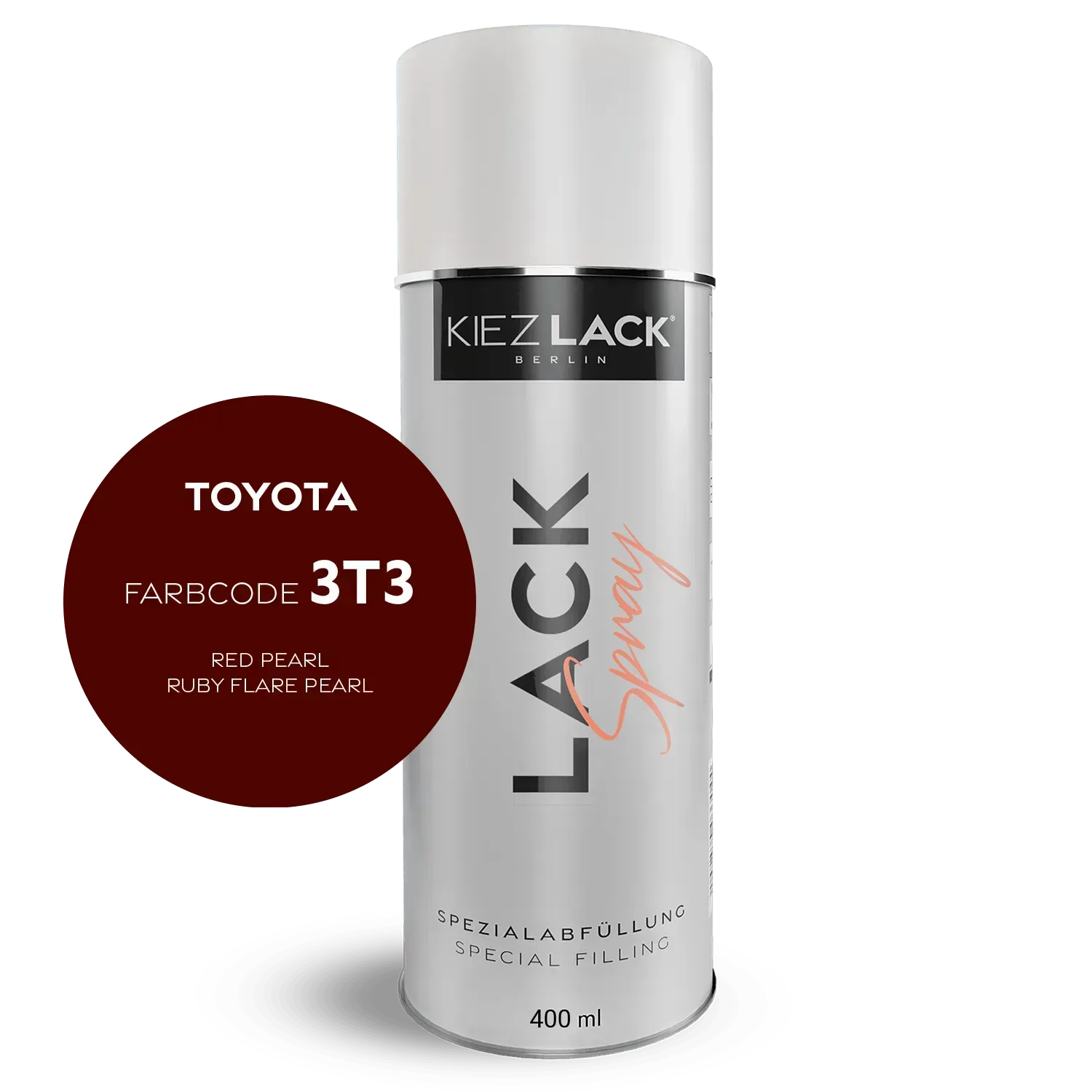 Autolack Spraydose Toyota 3T3 RED PEARL - Kiezlack