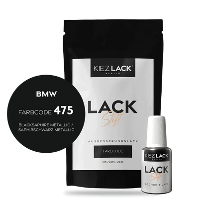 Autolack Lackstift BMW 475 BLACKSAPHIRE Metallic - Kiezlack