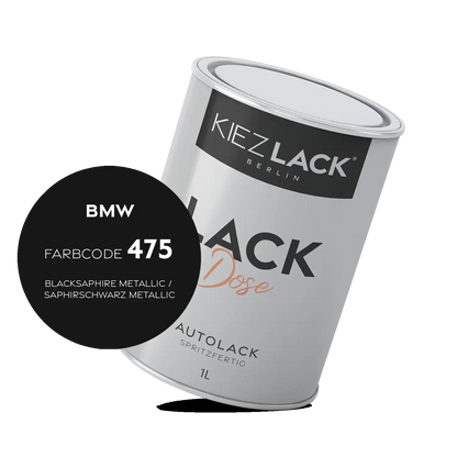 Kiezlack 1K Autolack Lackdose Basislack spritzfertig BMW 475 BLACKSAPHIRE Metallic