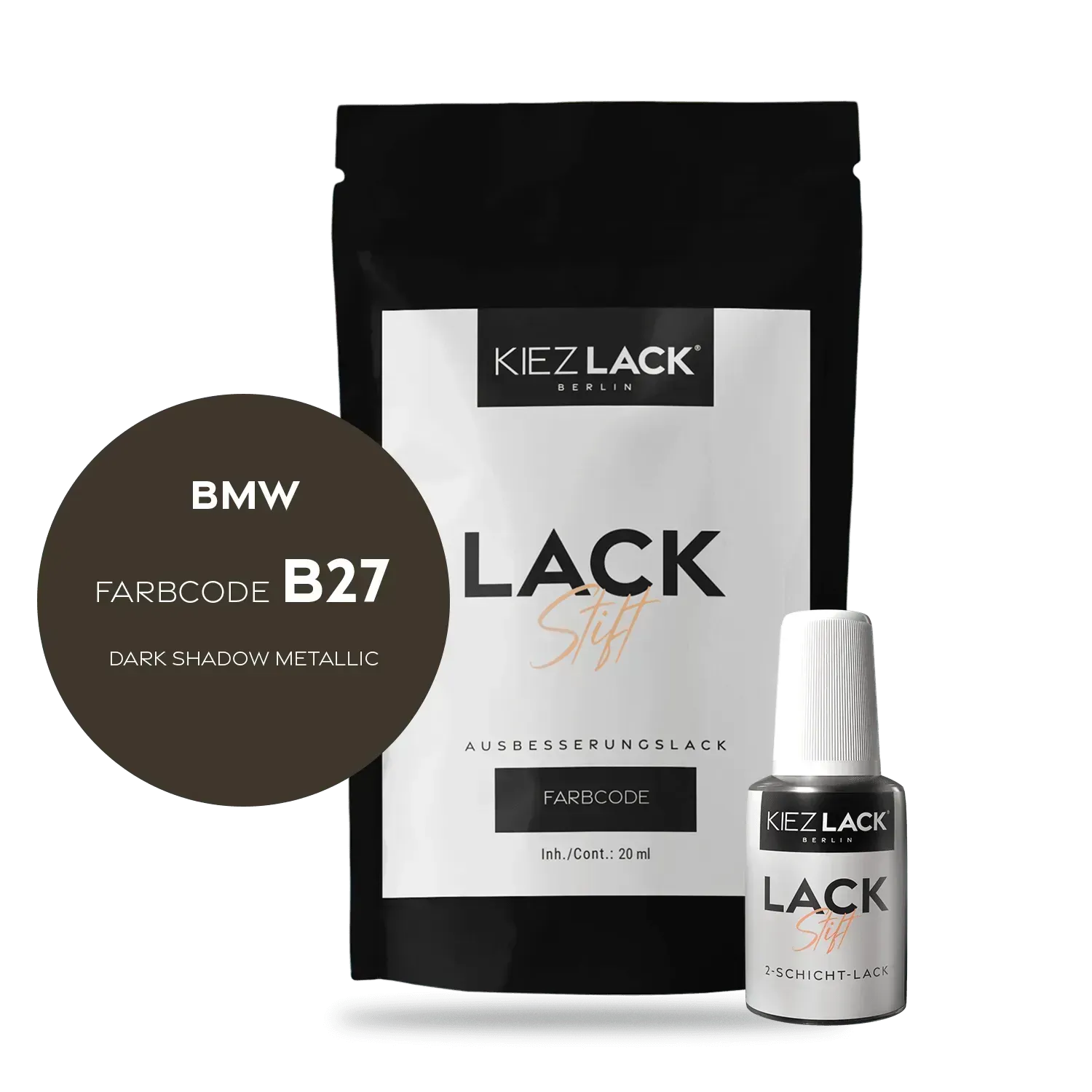 Autolack Lackstift BMW B27 DARK SHADOW Metallic - Kiezlack