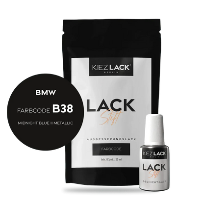 Autolack Lackstift BMW B38 MIDNIGHT BLUE II Metallic - Kiezlack