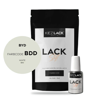 Autolack Lackstift BYD BDD WHITE - Kiezlack