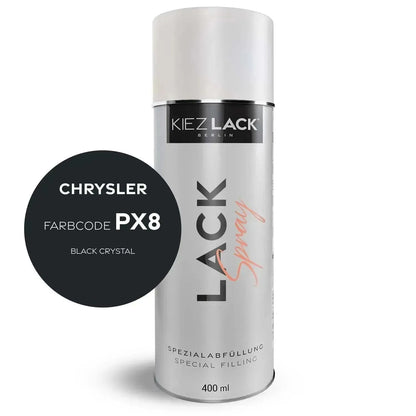 Autolack Spraydose CHRYSLER PX8 BLACK CRYSTAL - Kiezlack