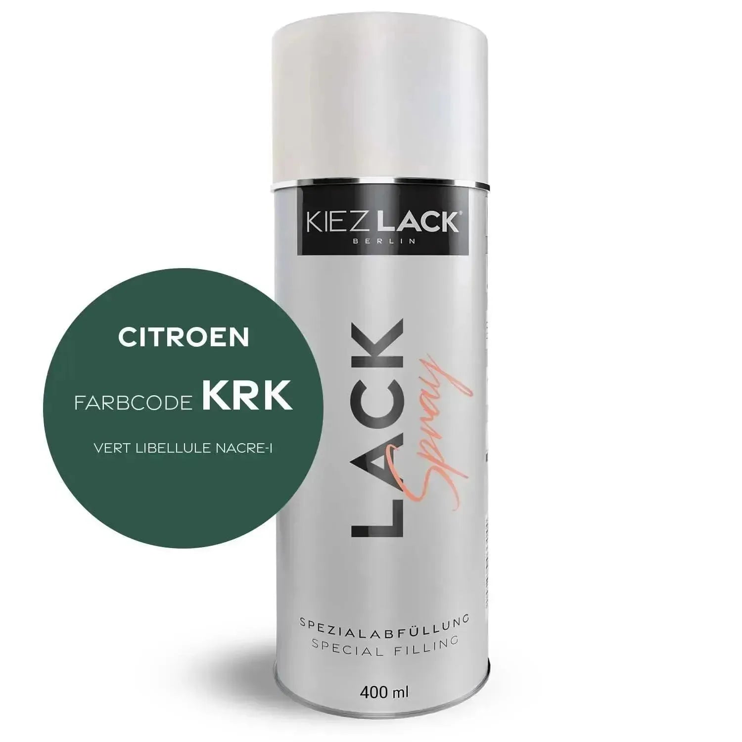 Autolack Spraydose CITROEN KRK VERT LIBELLULE NACRE-1 - Kiezlack