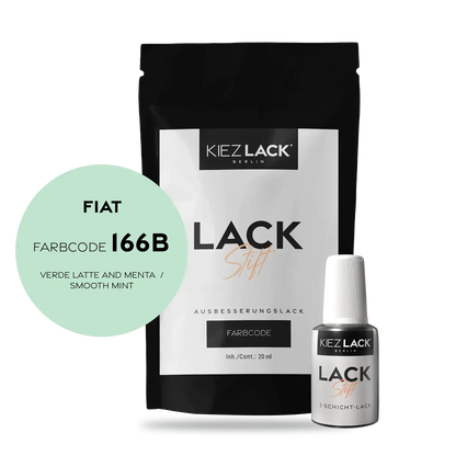 Autolack Lackstift FIAT 166B VERDE LATTE AND MENTA - Kiezlack