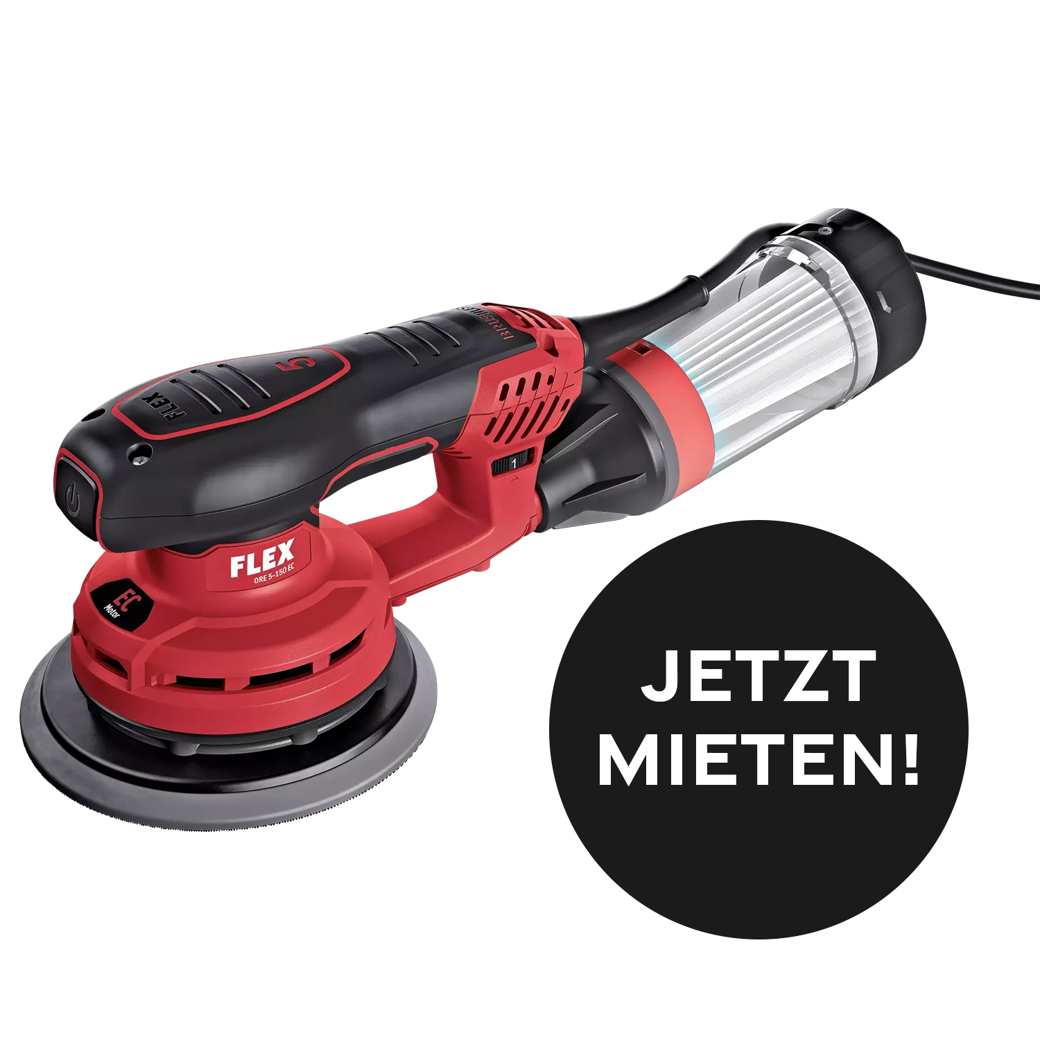 Kiezlack MIETGERÄT Exzenter Schleifmaschine FLEX 3mm HUB