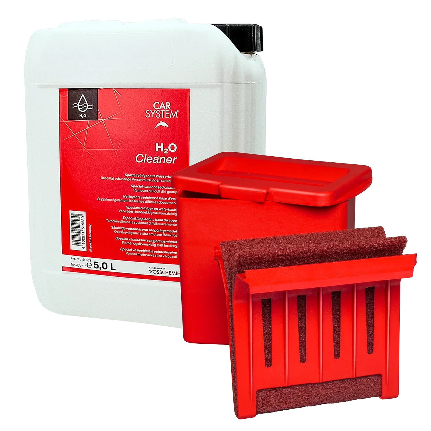 Kiezlack Reiniger H2O CLEANER + Spachtelreinigungsbox EASY CLEAN H₂O Cleaner Intensivreiniger Wasserbasierter Reinigungsmittel