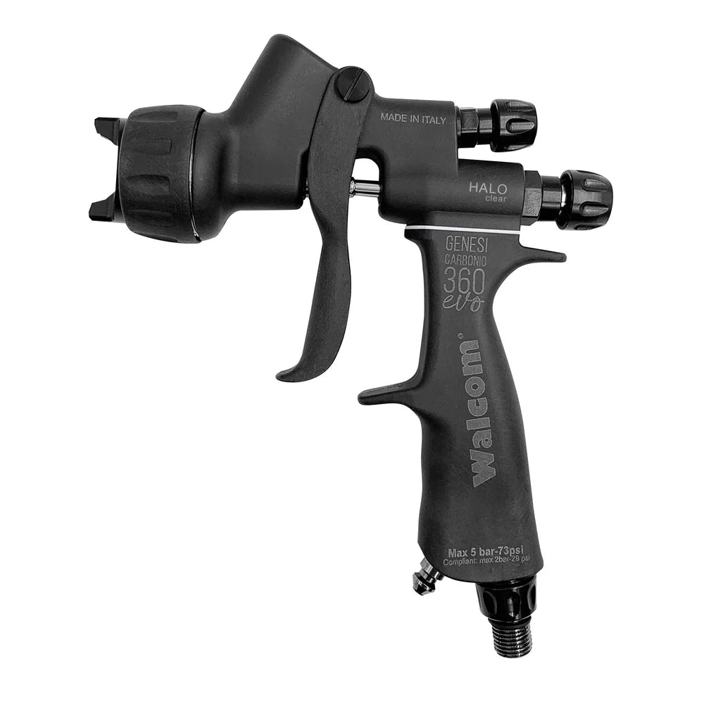 Walcom Clear 1.3mm Walcom Genesi Carbonio 360 Evo – Lackierpistole Base & Clear