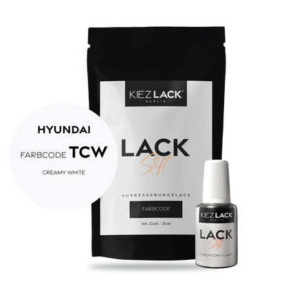 Autolack Lackstift HYUNDAI TCW CREAMY WHITE - Kiezlack