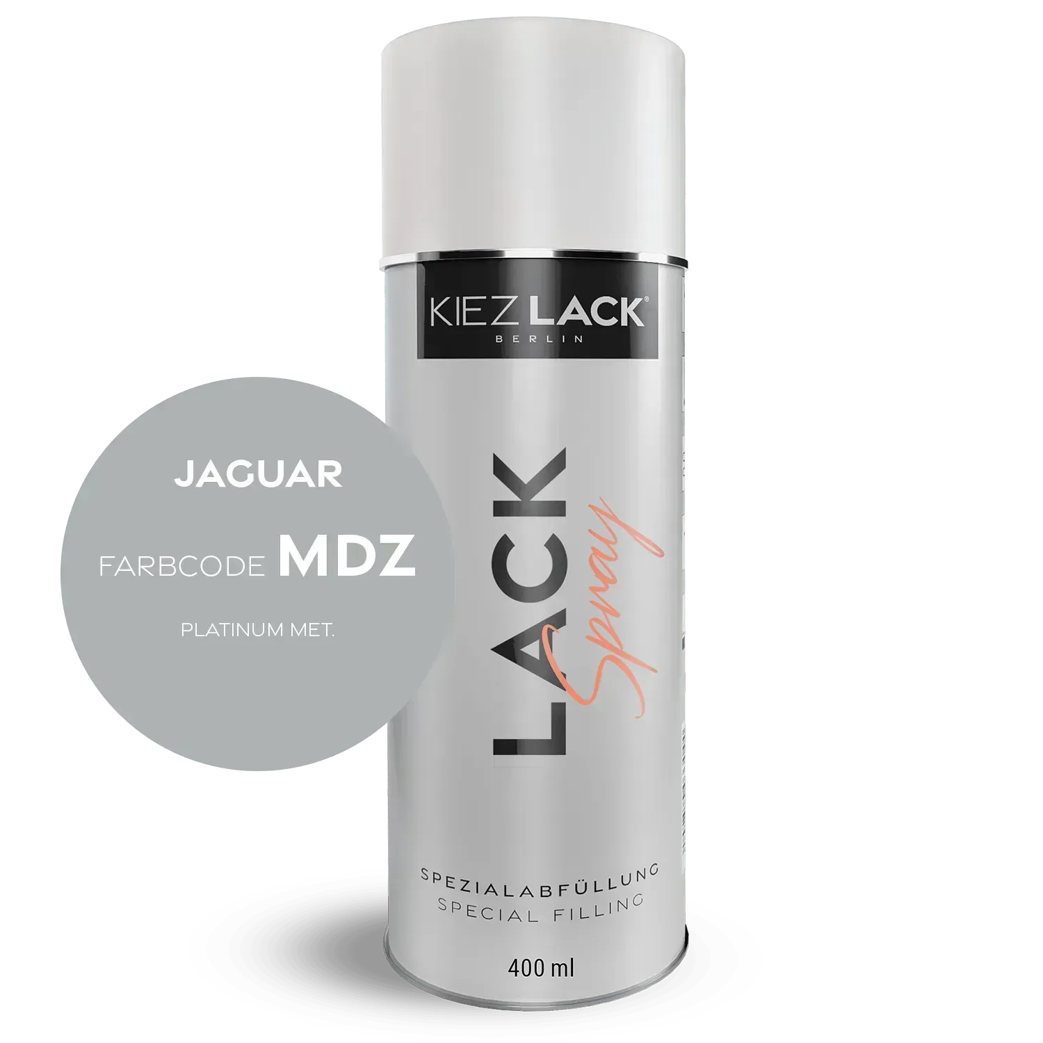 Autolack Spraydose JAGUAR MDZ PLATINUM MET. Lackspray - Kiezlack