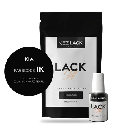 Autolack Lackstift KIA 1K BLACK PEARL - Kiezlack