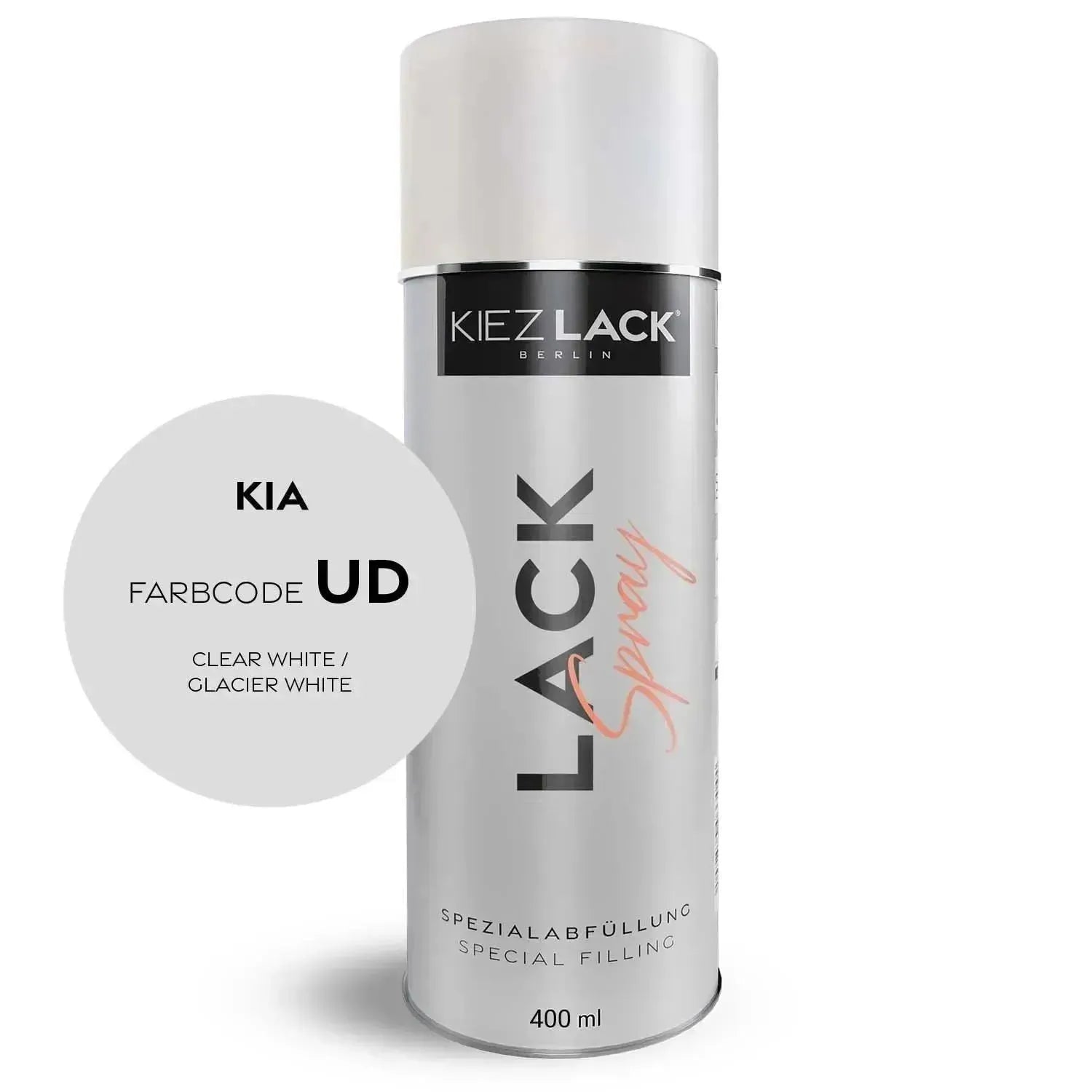 Autolack Spraydose KIA UD CLEAR WHITE - Kiezlack