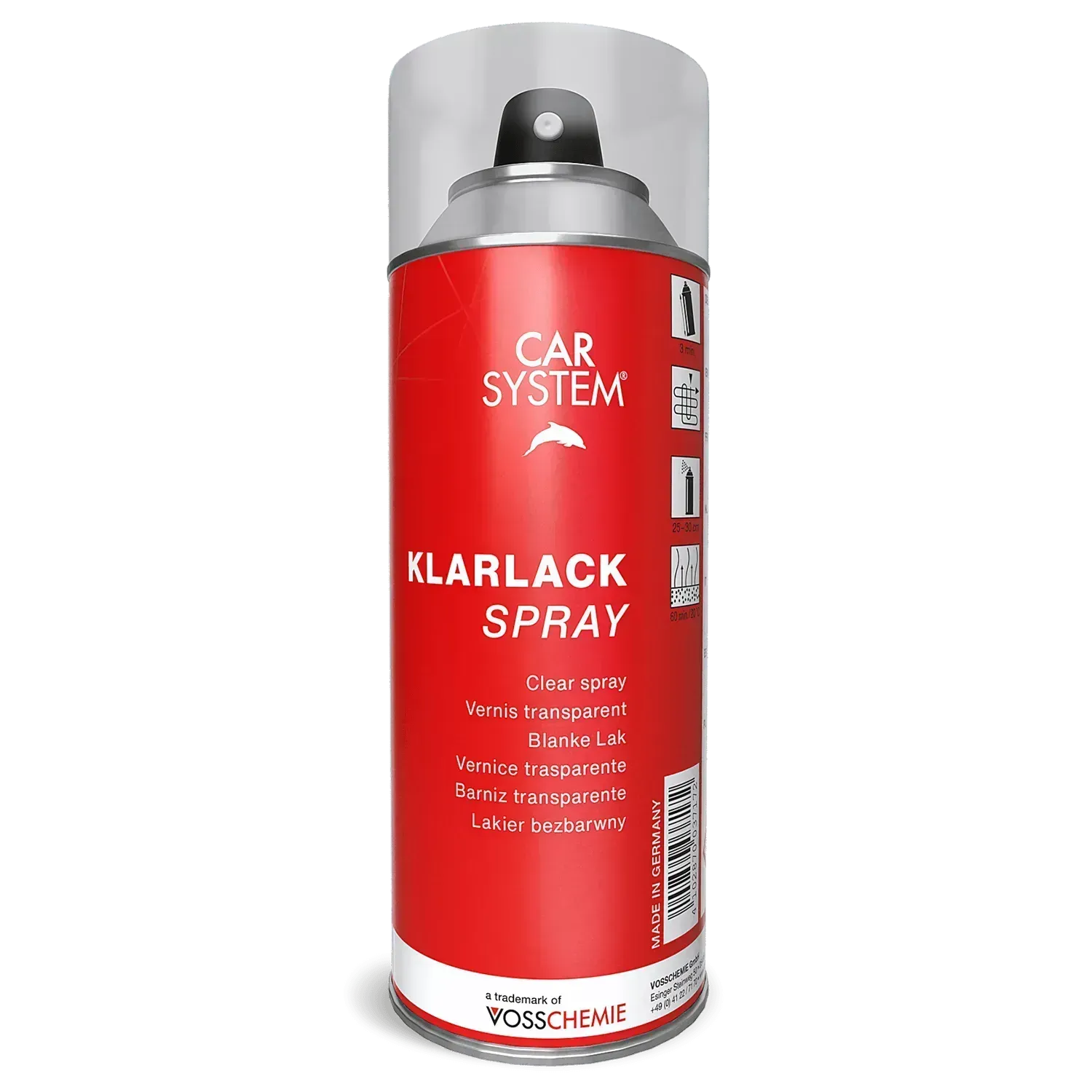 Carsystem 1K KLARLACK Spray 400 ml - Kiezlack