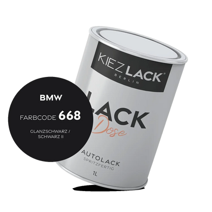 Kiezlack 1K Autolack Lackdose Basislack spritzfertig BMW 354 TITANSILBER Metallic