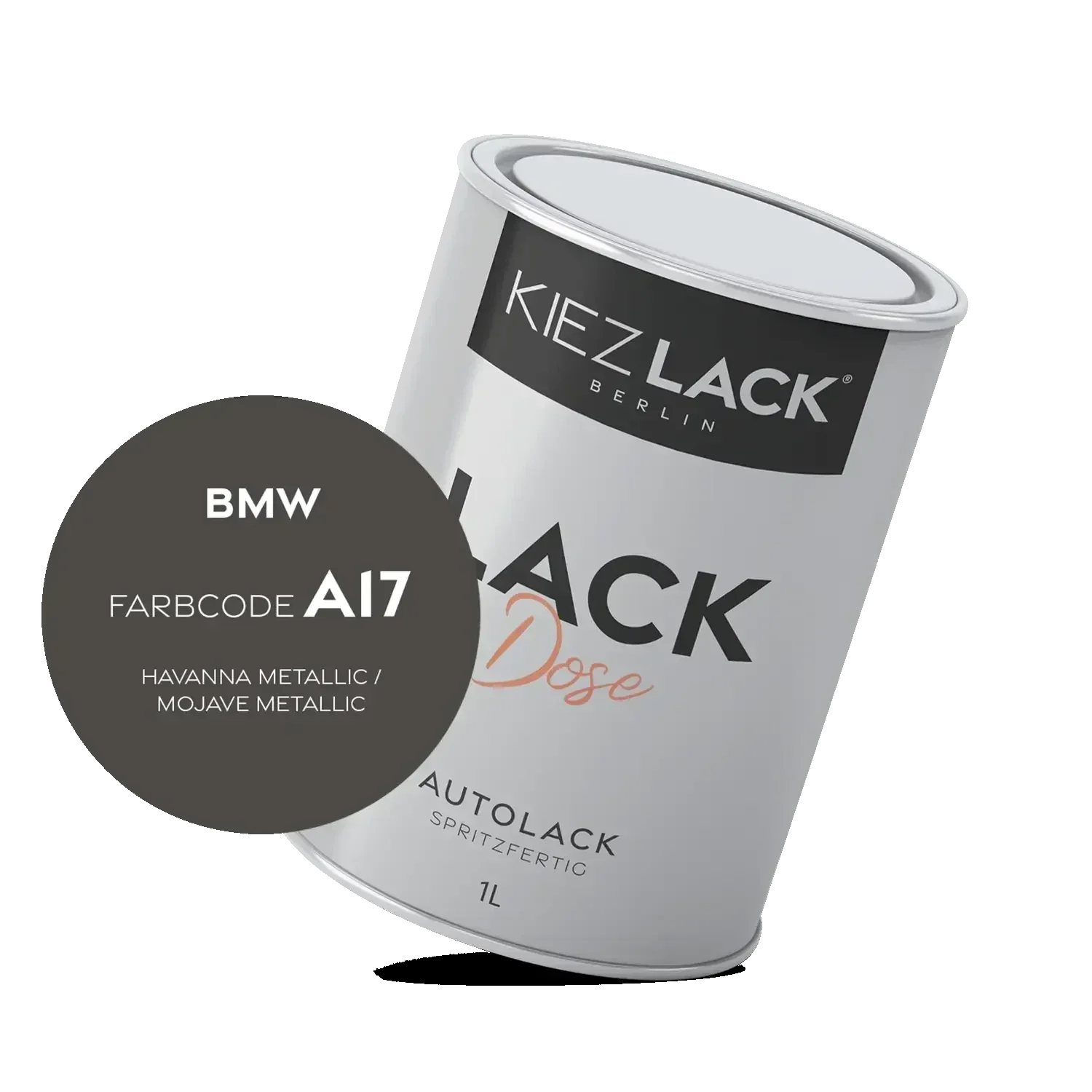 Kiezlack 1K Autolack Lackdose Basislack spritzfertig BMW A17 HAVANNA Metallic